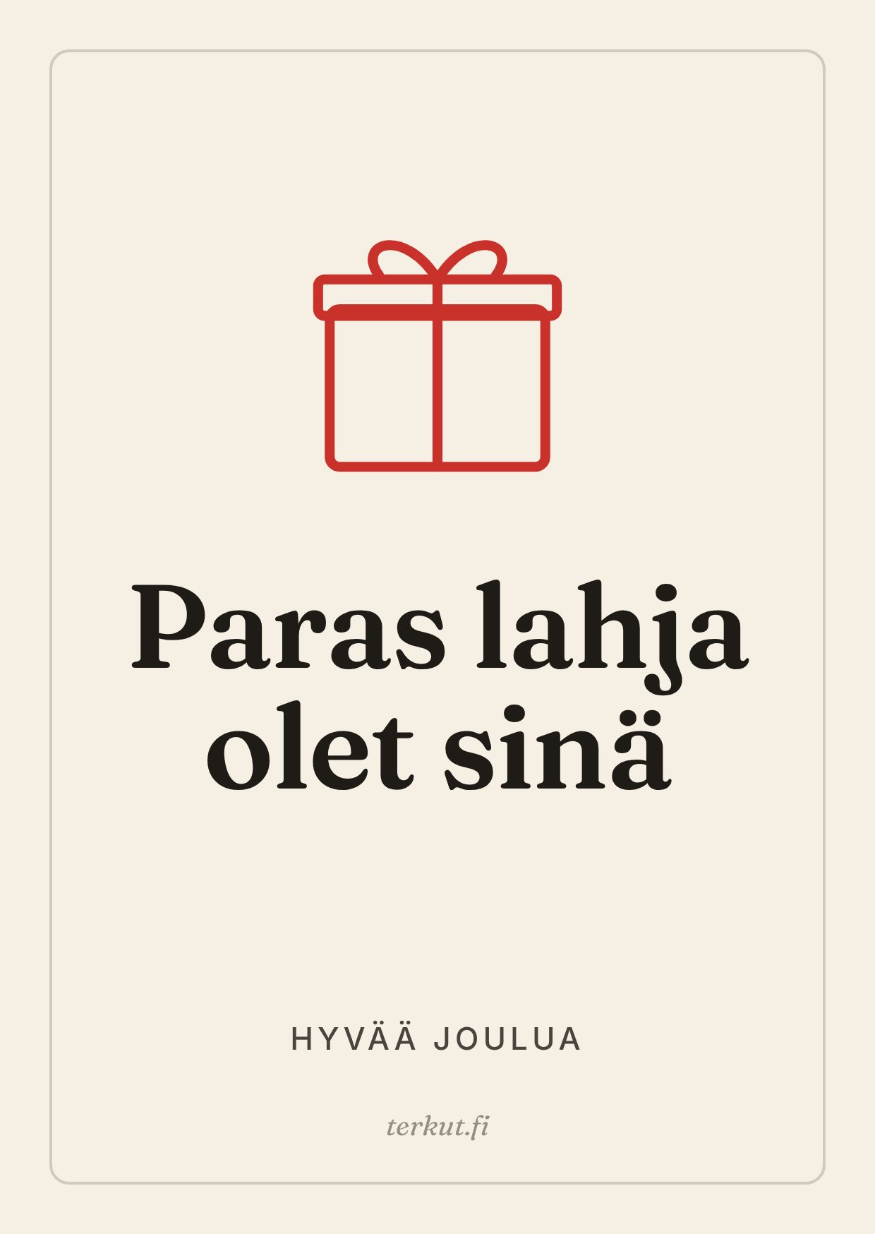 Paras lahja