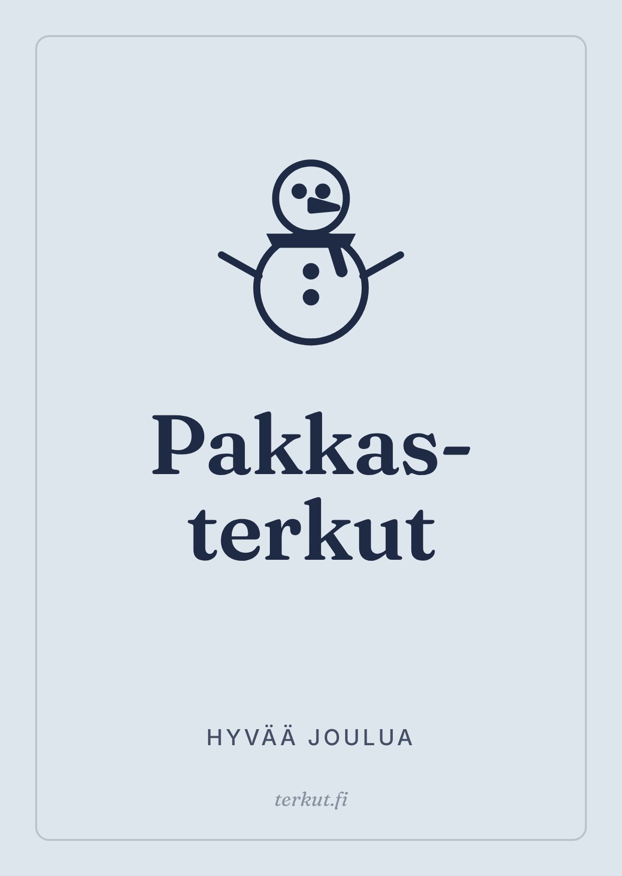 Pakkasterkut