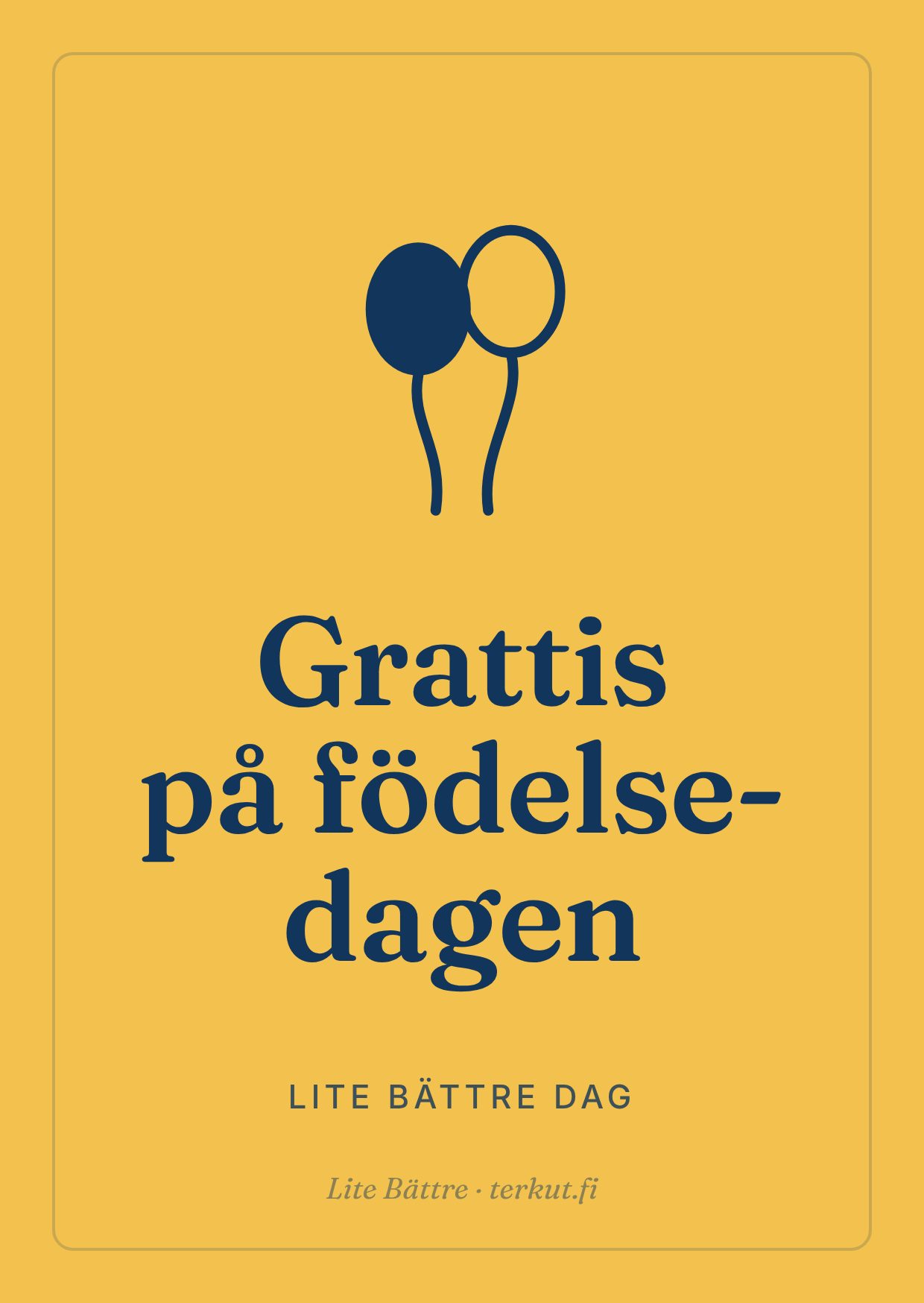 Grattis!